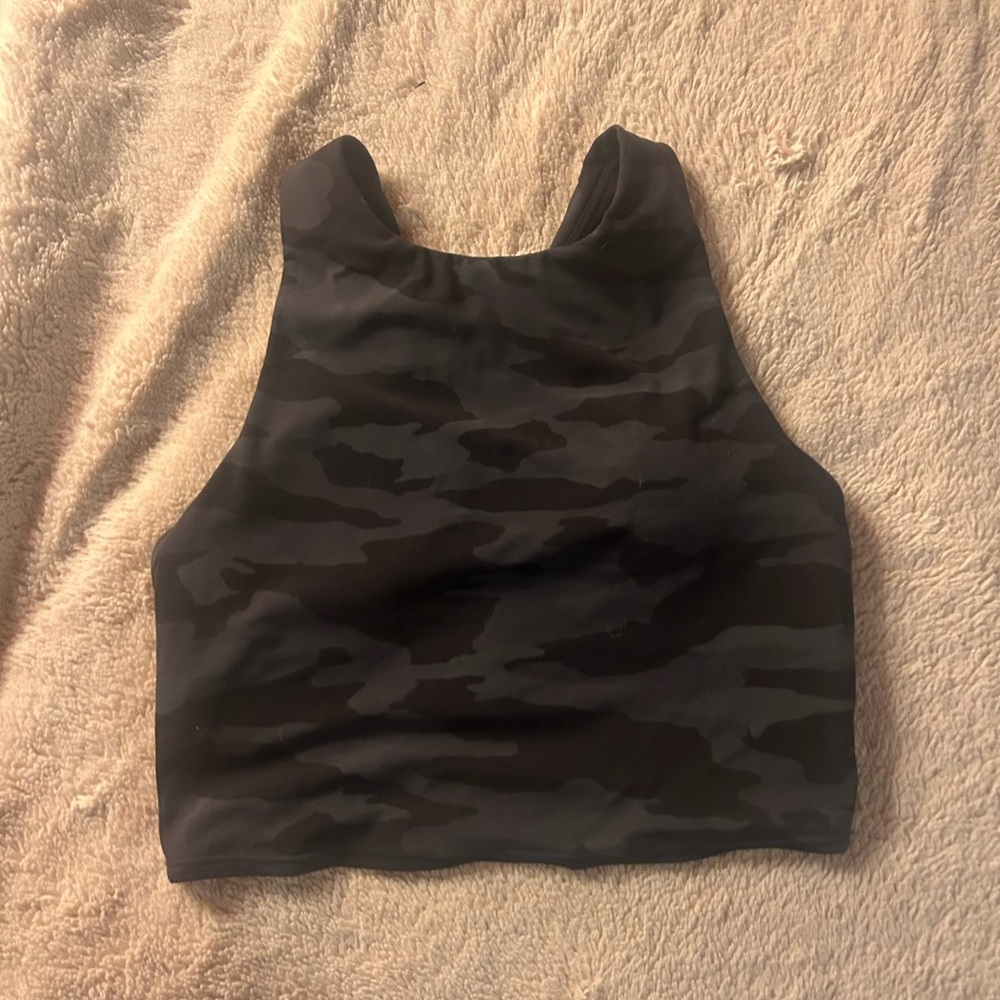 Athleta Black Camo Women's Top
